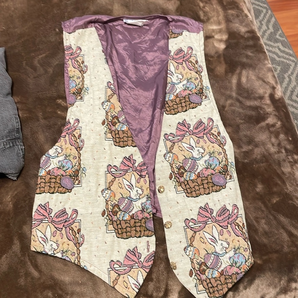 Easter bunny vest
